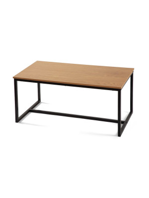 Konferenčný stolík 90x47x40 cm, drevo/kov