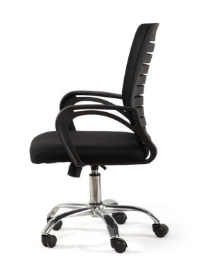 Ergonomická kancelárska stolička čierna, sieťovina