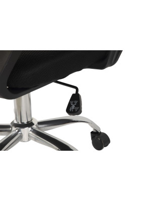 Ergonomická kancelárska stolička čierna, sieťovina