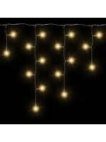 Vianočný svetelný dážď - 7,8 m, 400 LED, teple biely