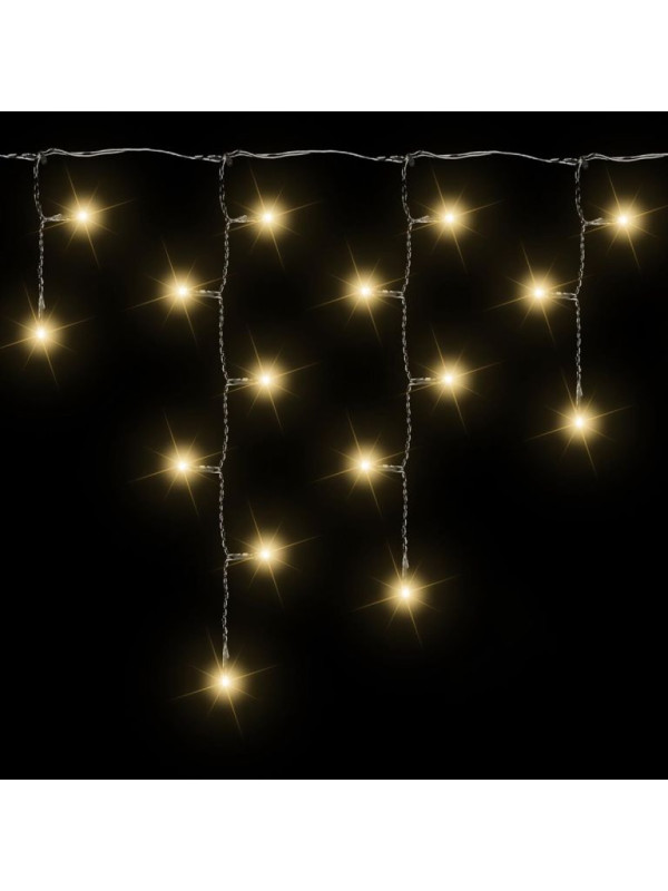 Vianočný svetelný dážď - 7,8 m, 400 LED, teple biely