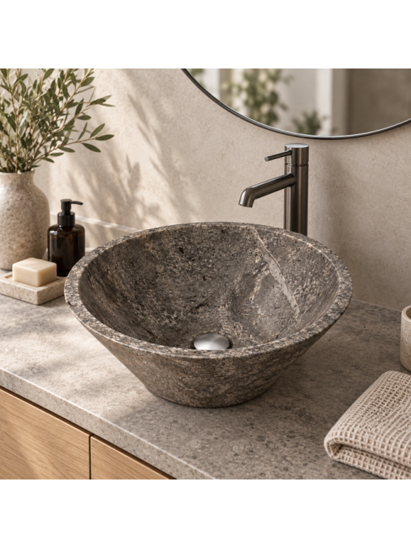 Kamenné umývadlo Fidus Grey