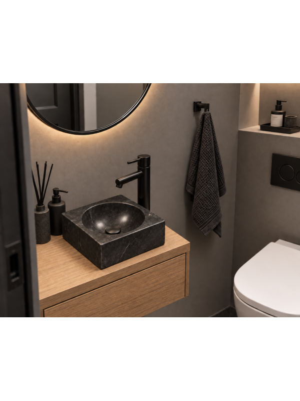 Kamenné umývadlo Handwash Black