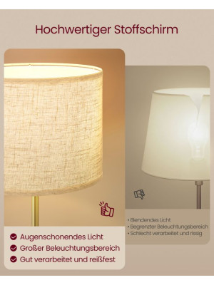 Stojacia lampa s nastaviteľnou výškou 140 - 170 cm